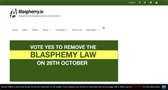 Desktop Screenshot of blasphemy.ie